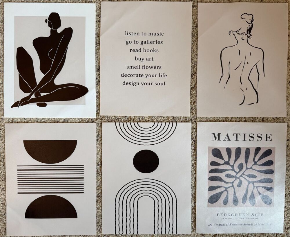 Matisse Wall Art Prints, Abstract Matisse Wall Art Exhibition Posters